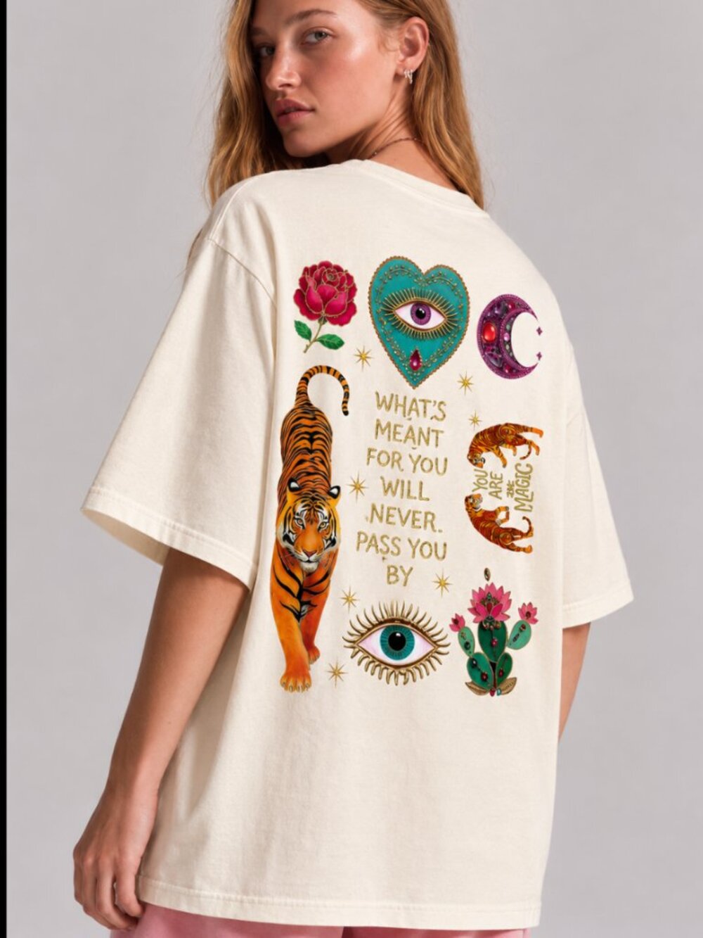 BOUTIQUE WHAT'S MEANT FOR YOU TIGER TEE